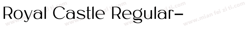 Royal Castle Regular字体转换